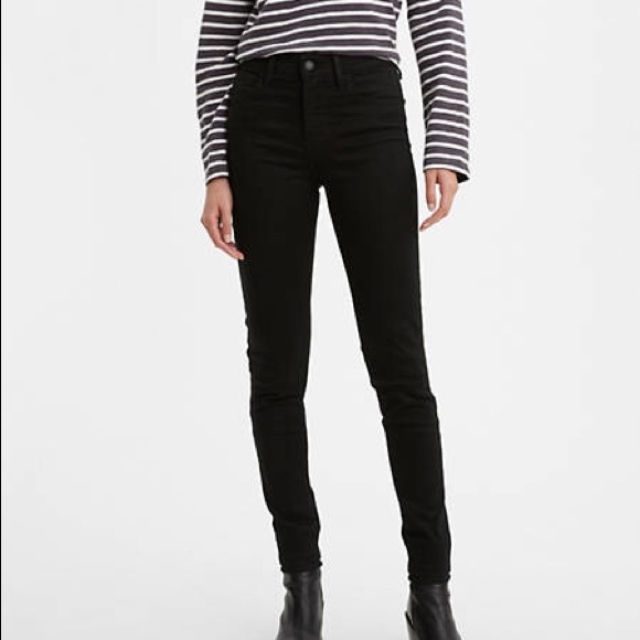Levi’s 720 Super Skinny high rise black jeans - Picture 1 of 3
